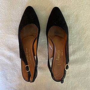 Vintage Rangoni Suede Slingbacks